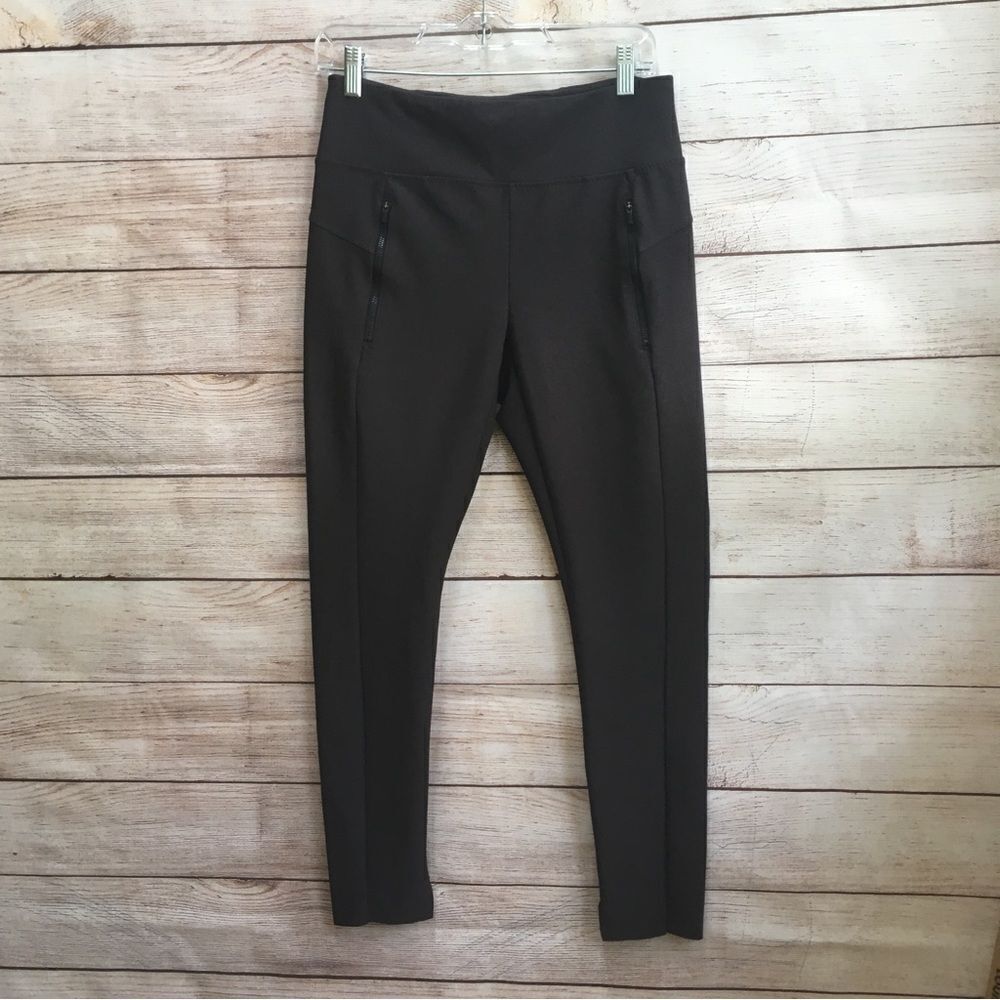‎ATHLETA STELLAR TROUSERS IN DARK BROWN